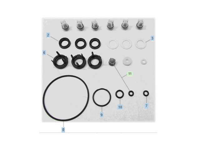 Set de mantenimiento para bombas HD C, de hidrolavadora karcher / 2.885-377.0