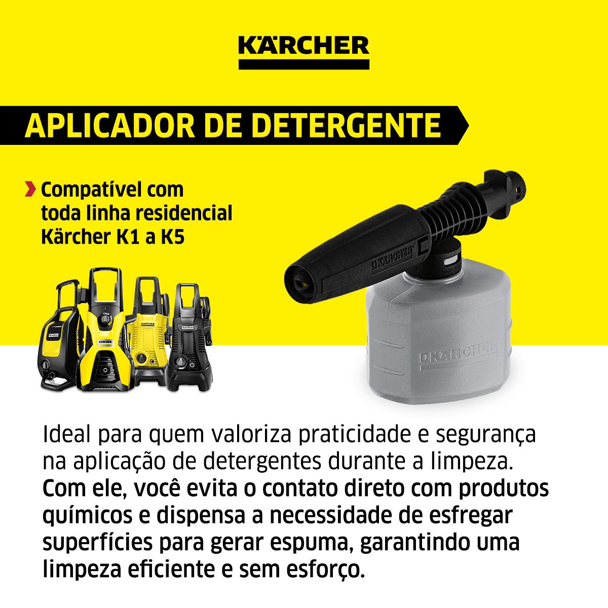 Boquilla espumadora Karcher FJ3 para aplicar detergente 300ML / 9.302-054.0 - Imagen 3