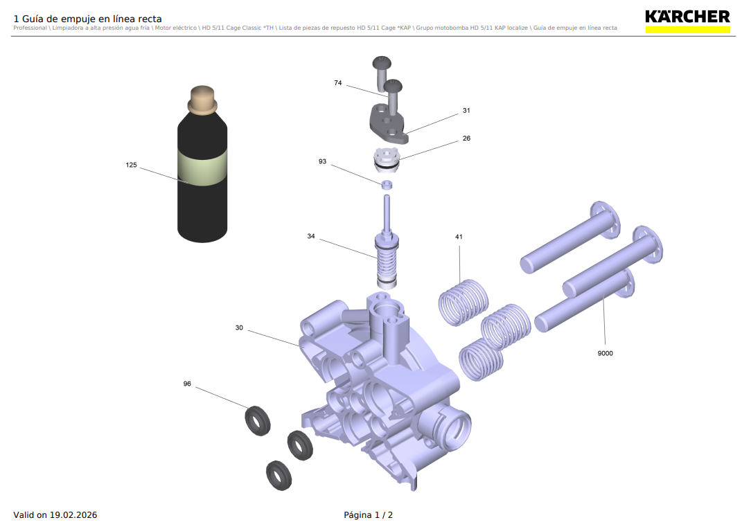 Retén labial para aceite 12x20x4/6 para hidrolavadora karcher HD 4/8, HD 5/11 Cage / 6.365-393.0 - Imagen 3