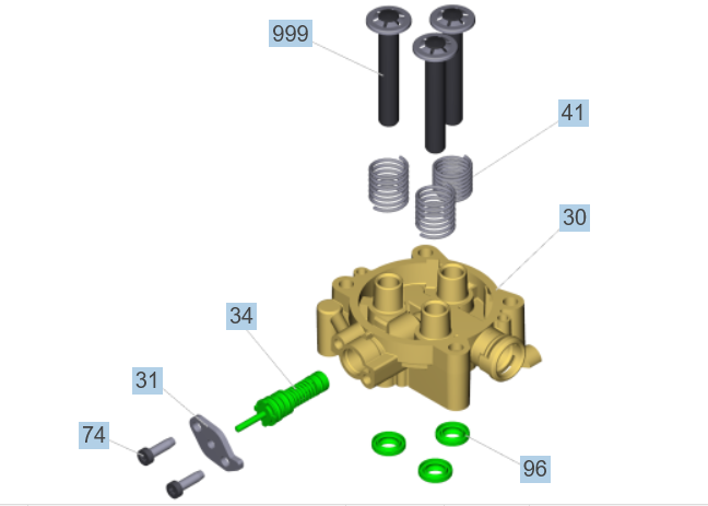 Canal de carga completo o presóstato para hidrolavadora karcher HD 5/11 P / 4.580-665.3 - Imagen 2