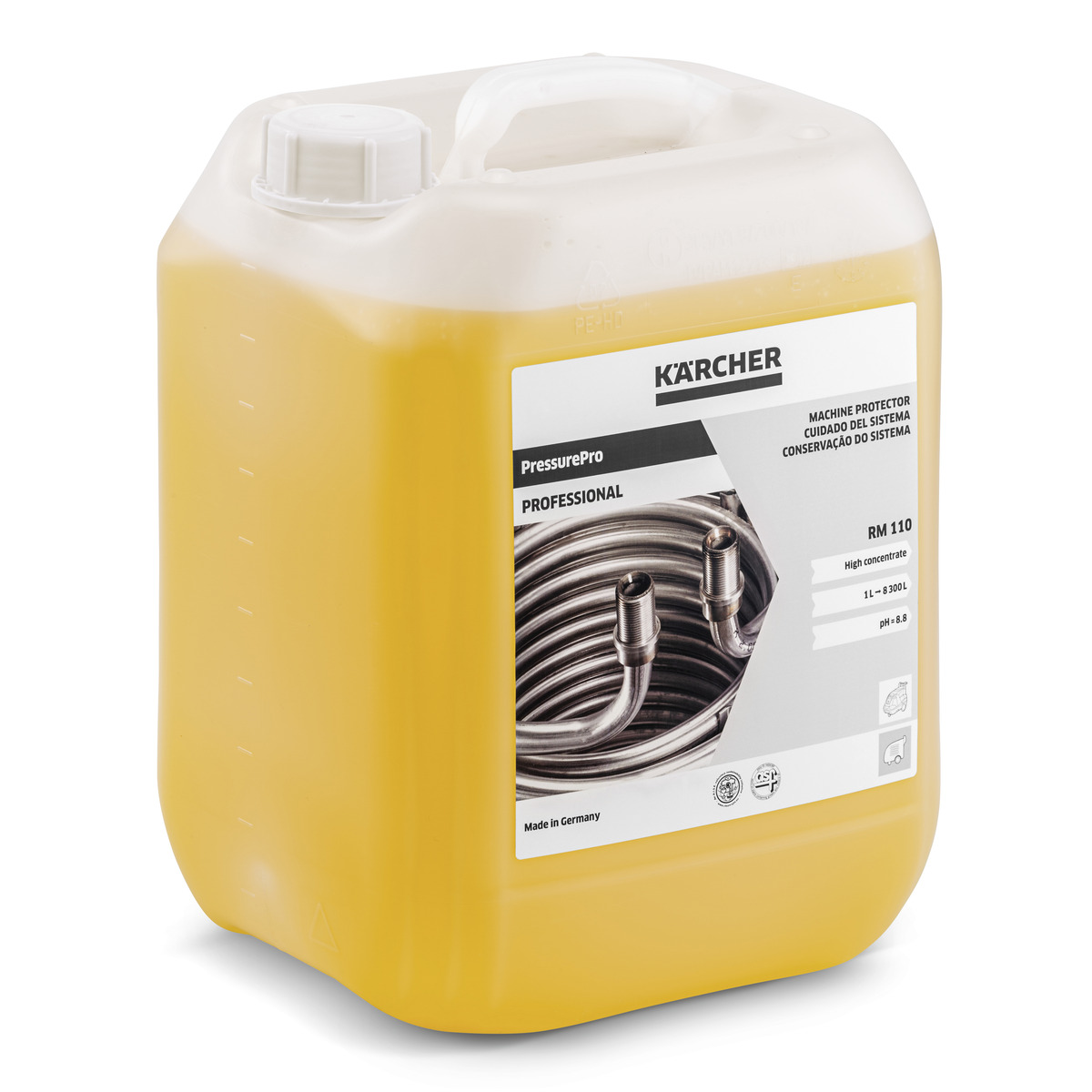 RM 110 PressurePro conservación del sistema para hidrolimpiadoras de agua caliente 10Litros / 6.295-303.0