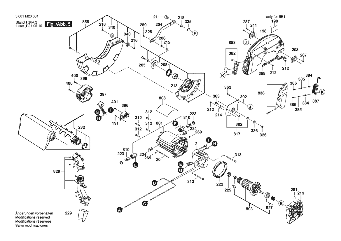Módulo de arranque suave para sierra ingleteadora Bosch GCM 12 GDL / 2610233020 - Imagen 2