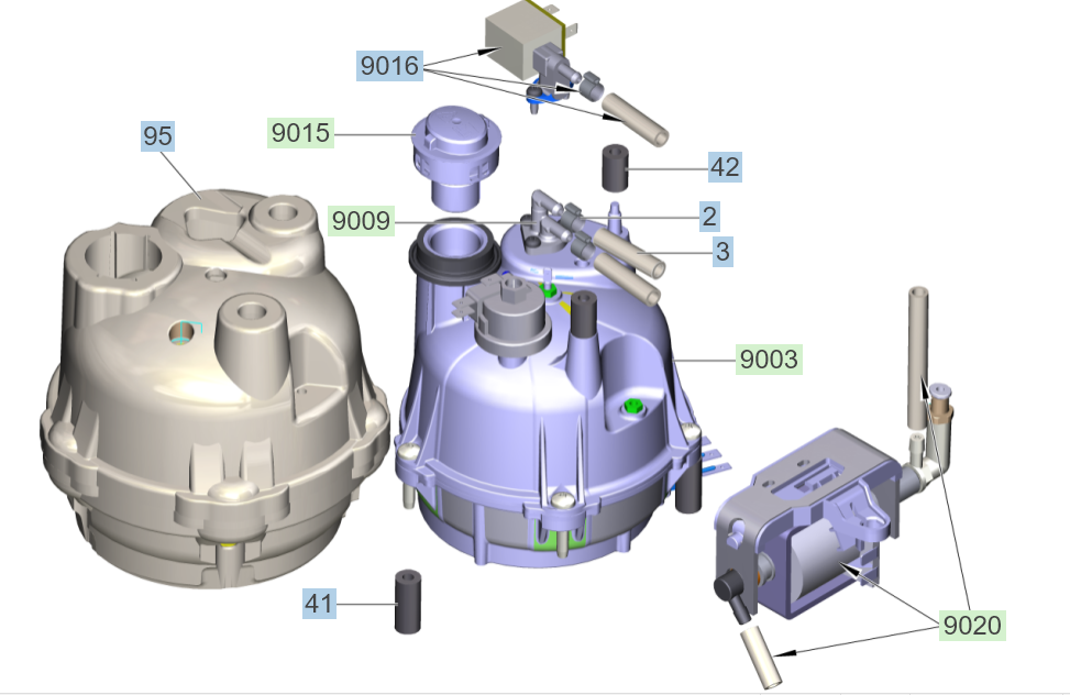 Caldera completa para limpiadora a vapor Karcher SC 5 / 4.070-884.3 - Imagen 3