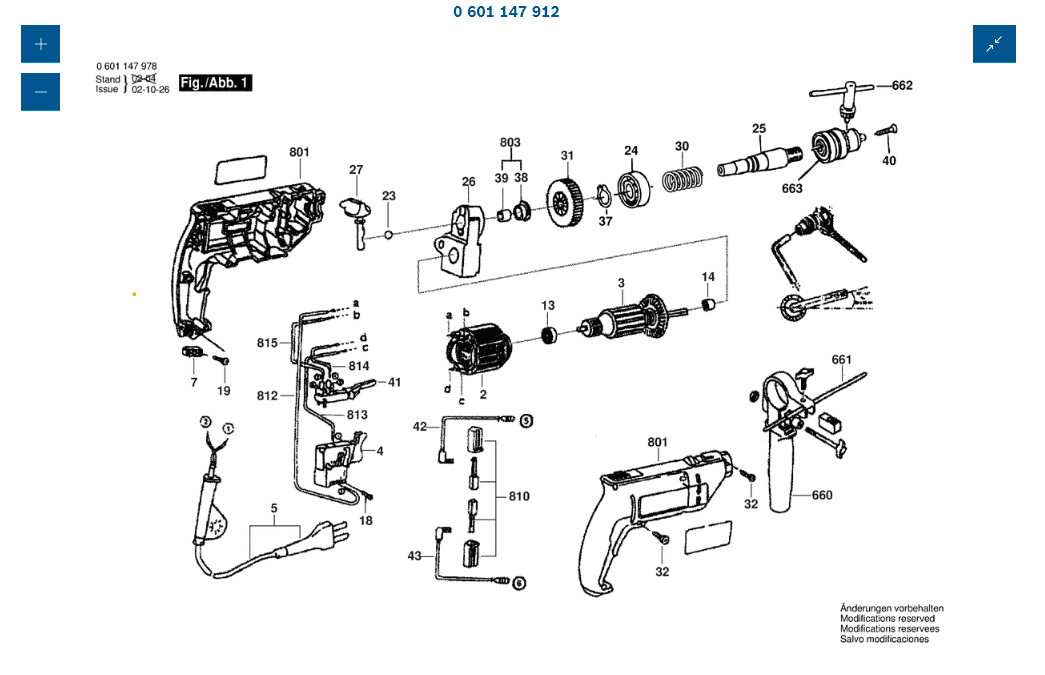 Juego de carbones Bosch para taladro PSB 550RE, GSB 16-2, GSB 16RE línea verde / F000611007 - Imagen 2