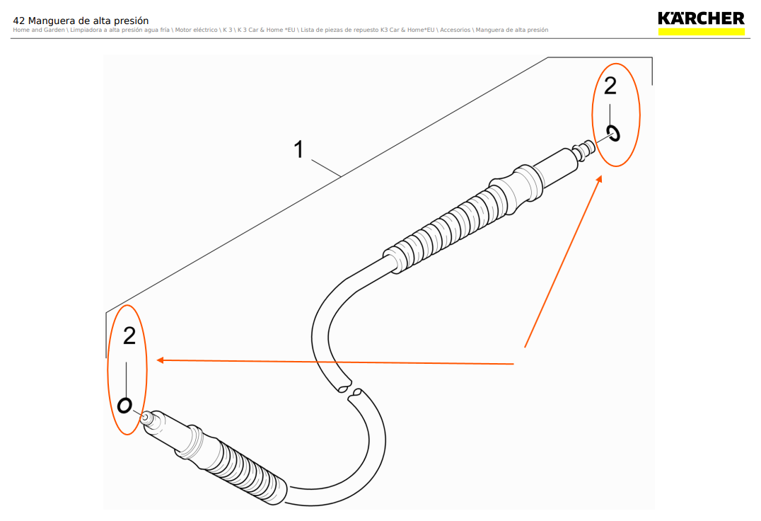 Anillo de guarnición 5,7x1,78 NBR para terminal de conexión de manguera Karcher línea hogar / 6.363-410.0 - Imagen 3