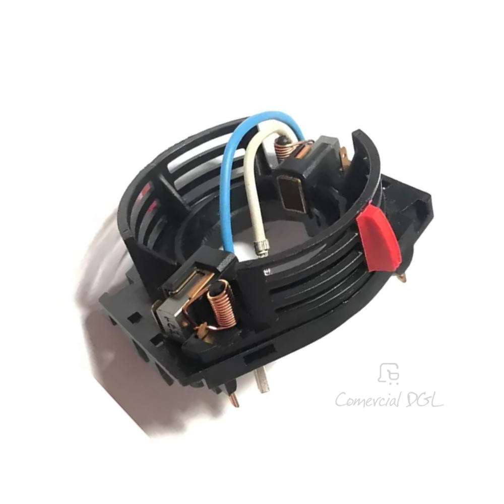 Conjunto porta carbones para taladro Bosch GSB 16RE (versión 3601B281E0) / 2609199403